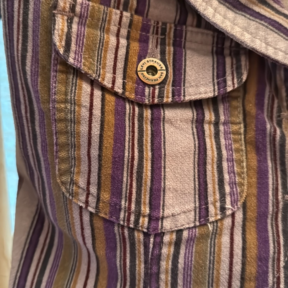 Levi's Striped Blazer 70’s Jacket - Picture 3 of 5